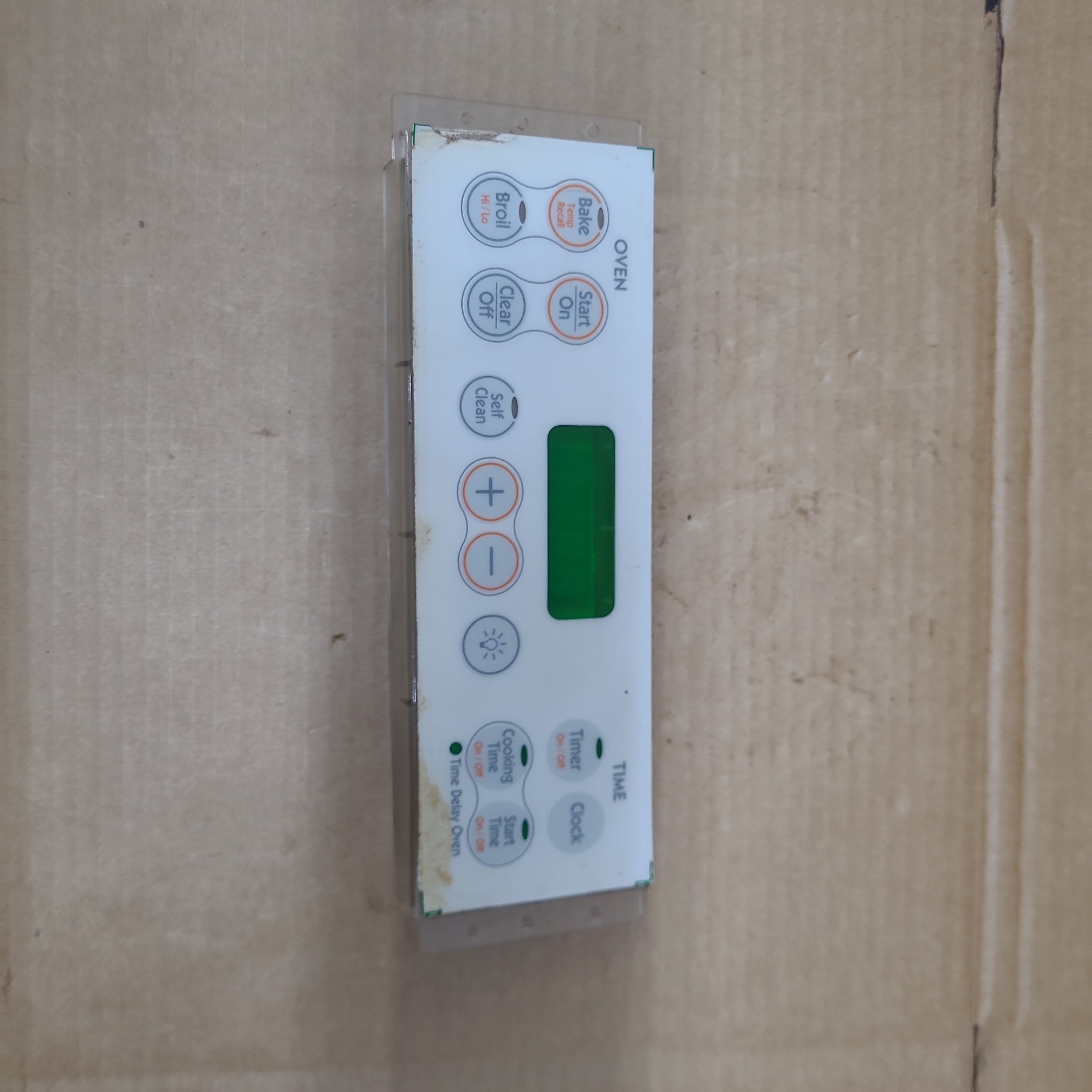 Hotpoint Range Oven Control Board Panel + Overlay WB27K10170 WB27K10097 Hotpoint Range Oven Control Board Panel + Overlay WB27K10170 WB27K10097